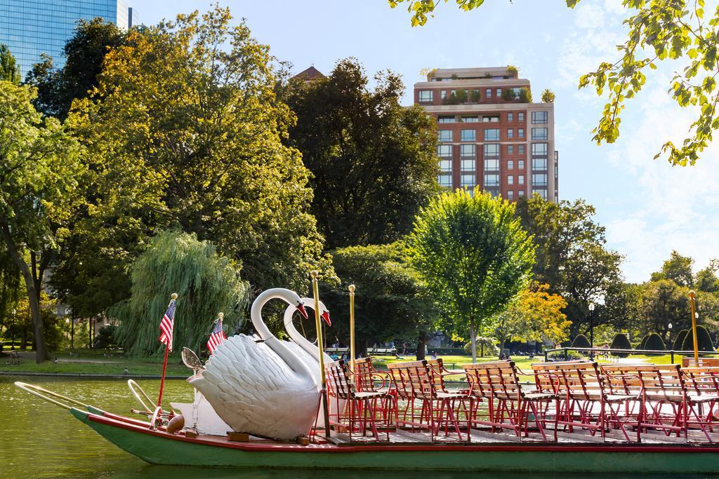 Hotel The Newbury Boston Esterno foto Swan boats at the Public Garden